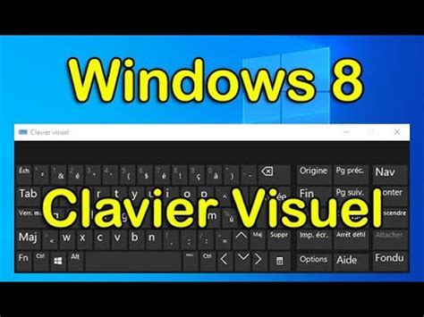 Activer clavier windows 8